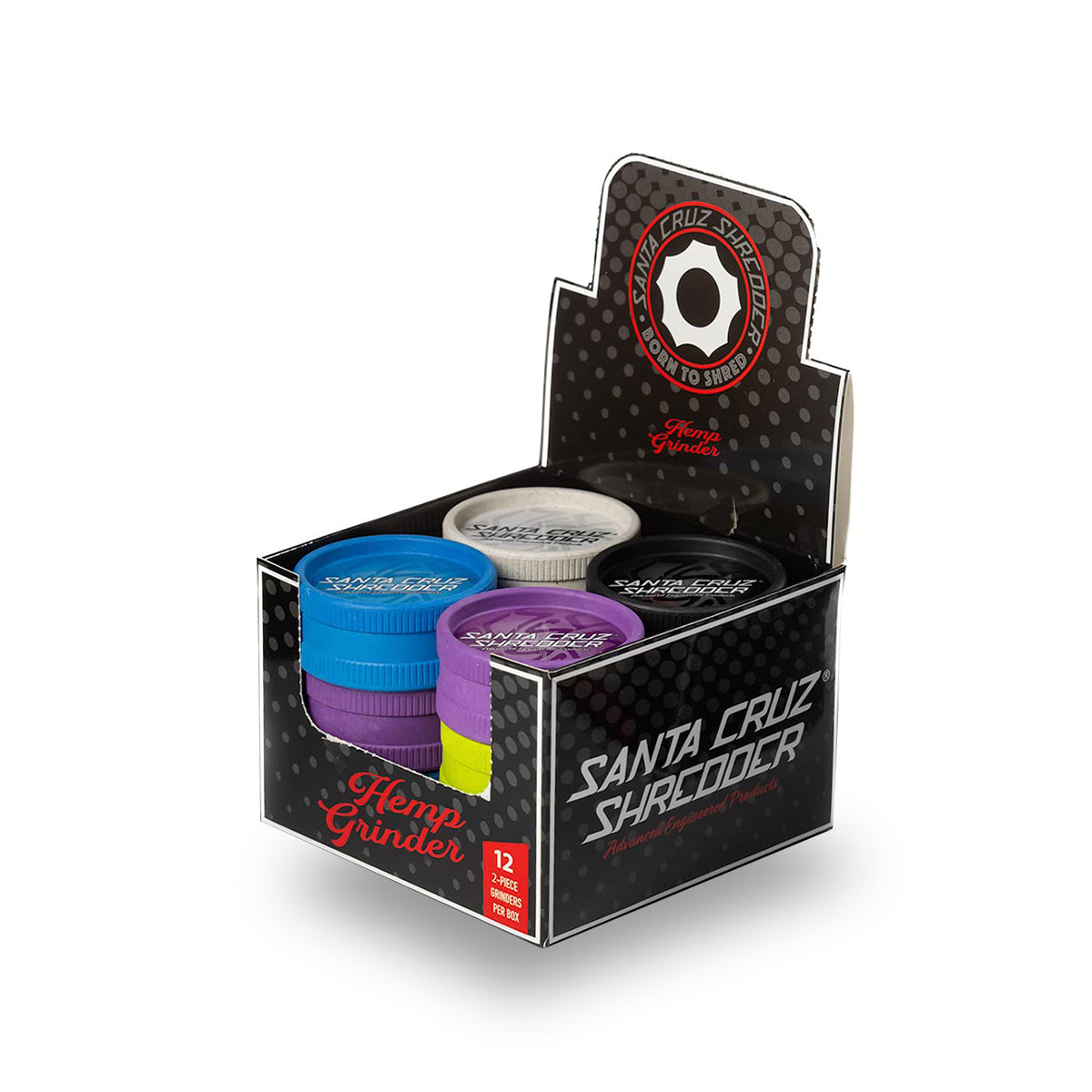 miracleandsleeper DIRTY FINGERS ② 2 Piece Hemp Grinders - Santa Cruz Shredder Wholesale