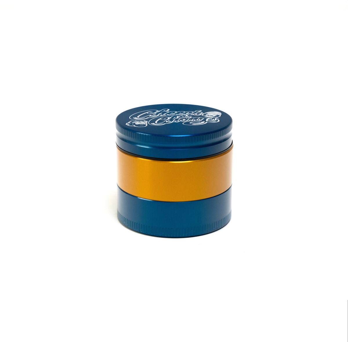 Cheech and Chongs Aluminum 3 Piece Medium Grinders