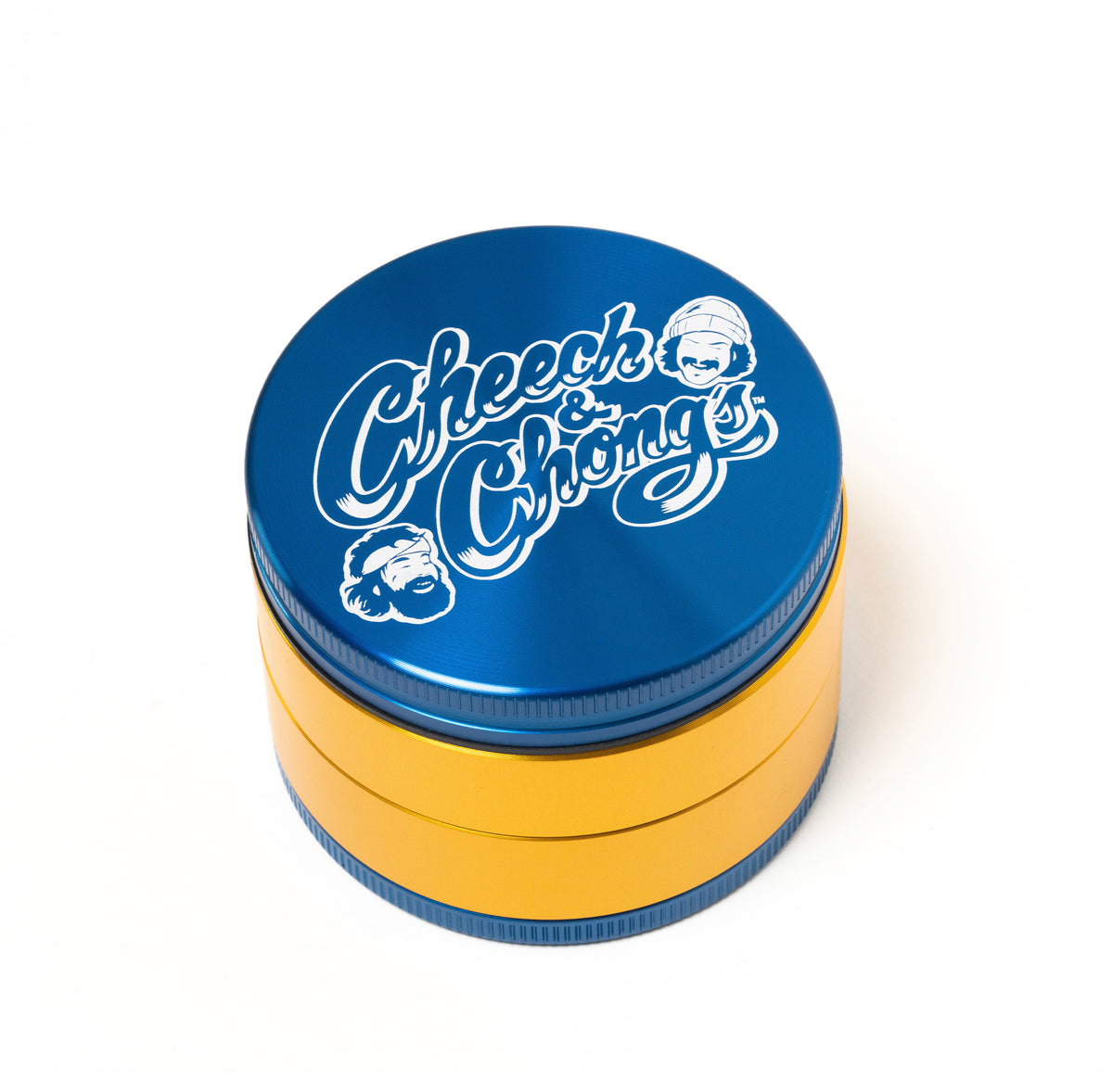 Cheech and Chongs Aluminum 4 Piece Medium Grinders