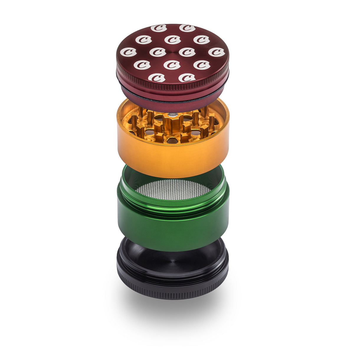 Aluminum 4 Piece Medium Cookies C BITE Grinders