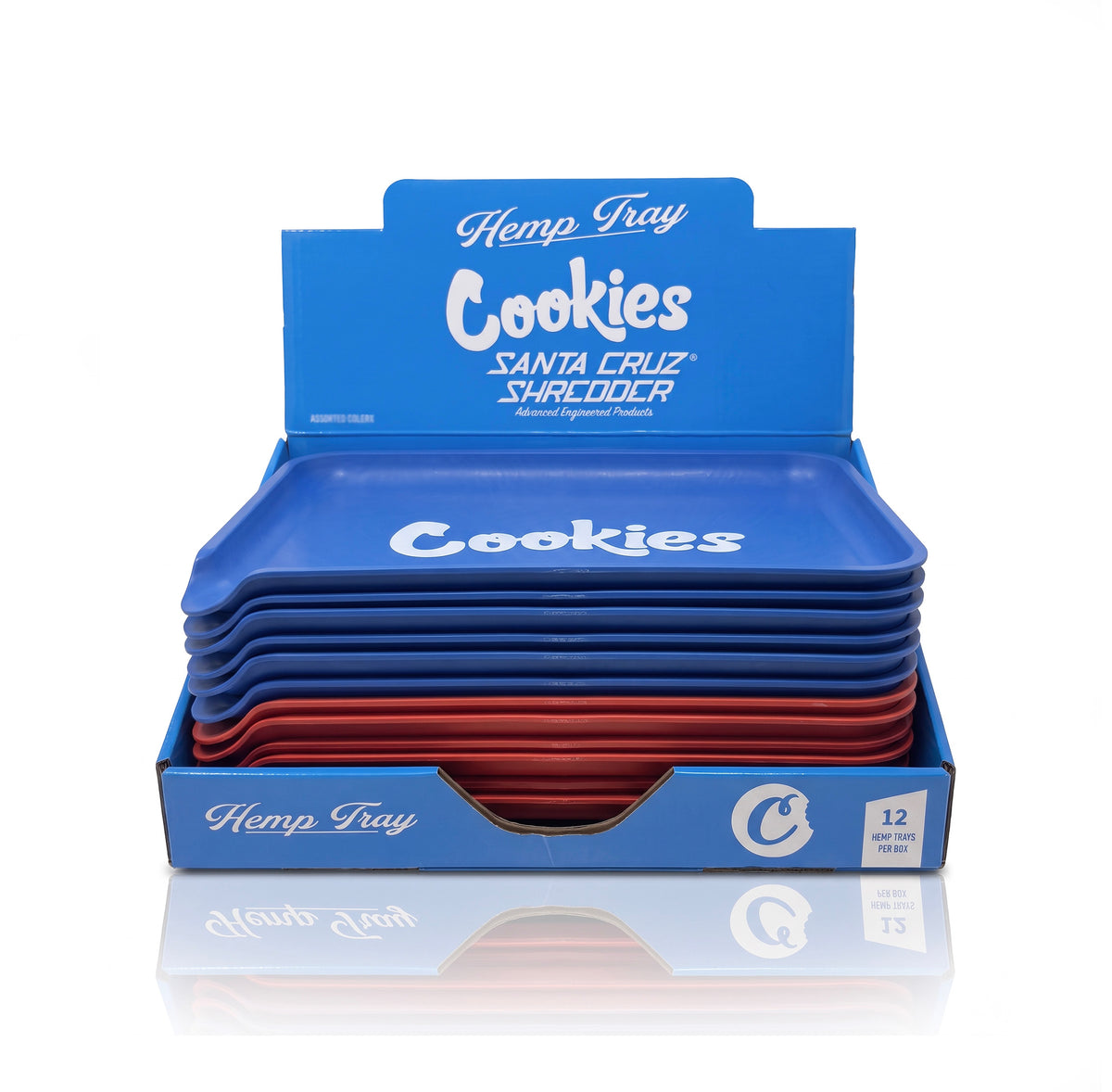 Hemp Rolling Tray Large - Cookies Logo