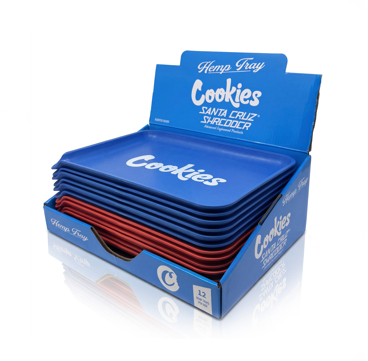 Hemp Rolling Tray Large - Cookies Logo