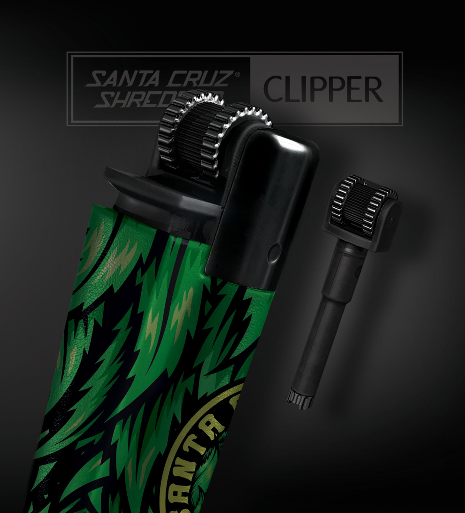 Santa Cruz Shredder Clipper Lighter (48 PCS)