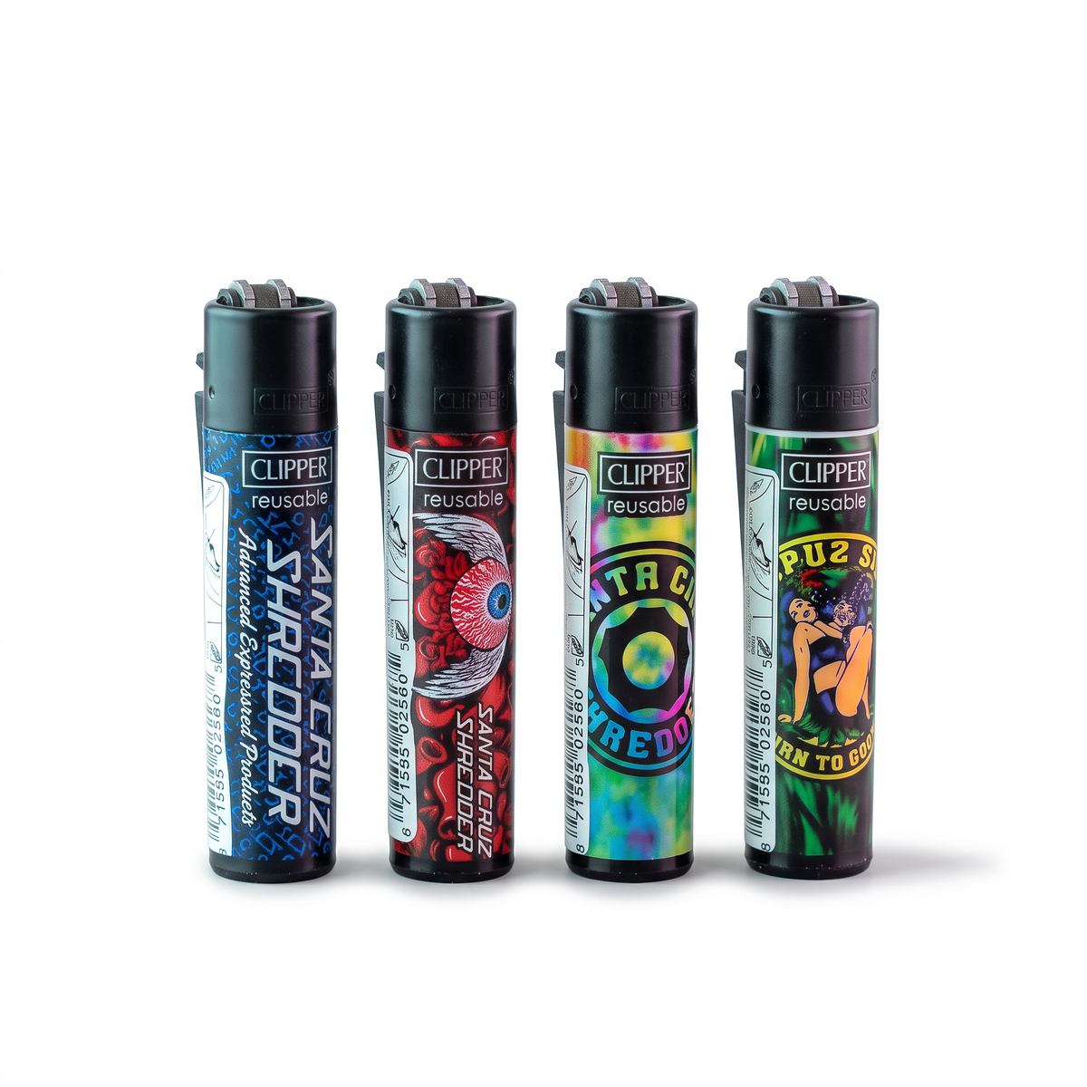 Santa Cruz Shredder Clipper Lighter (48 PCS)
