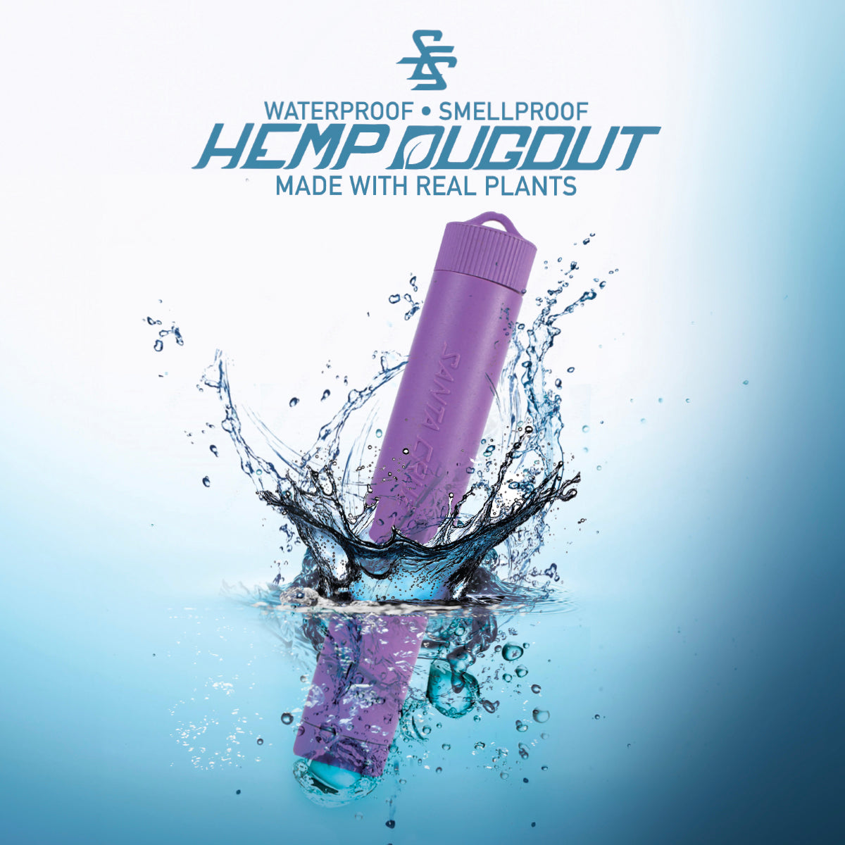 The All-New Waterproof &amp; Smellproof Hemp Dugout 20 pc Display