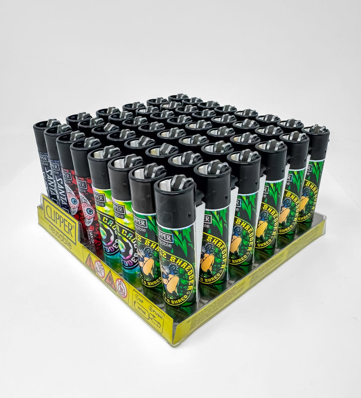 Santa Cruz Shredder Clipper Lighter (48 PCS)