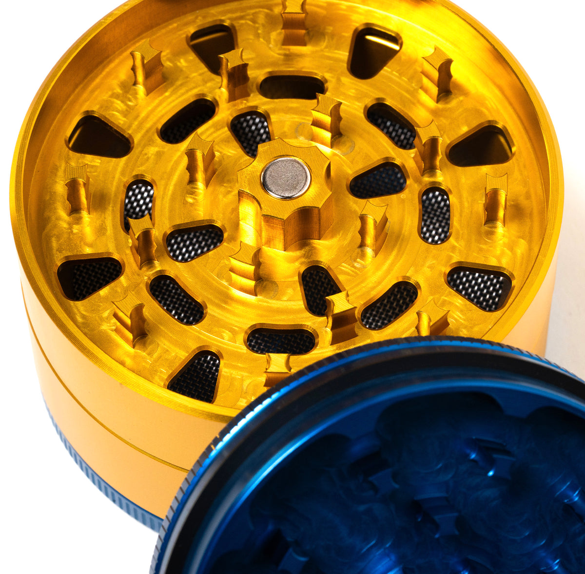 Cheech and Chong's Aluminum 4 Piece Large Grinders