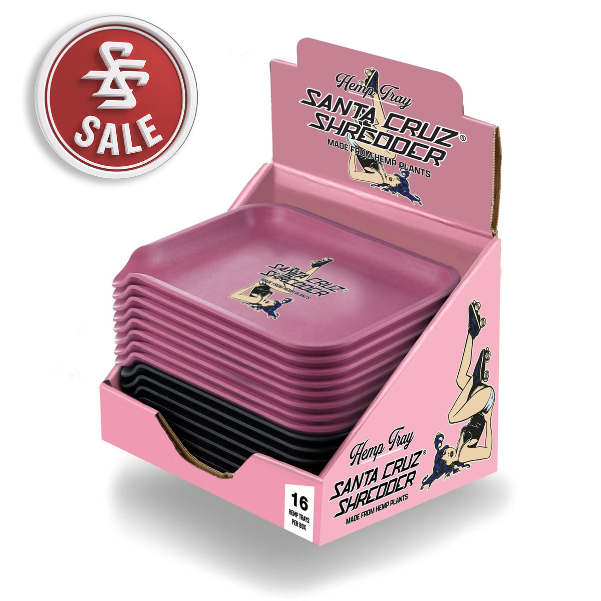 Hemp Rolling Tray Small -Roller Girl