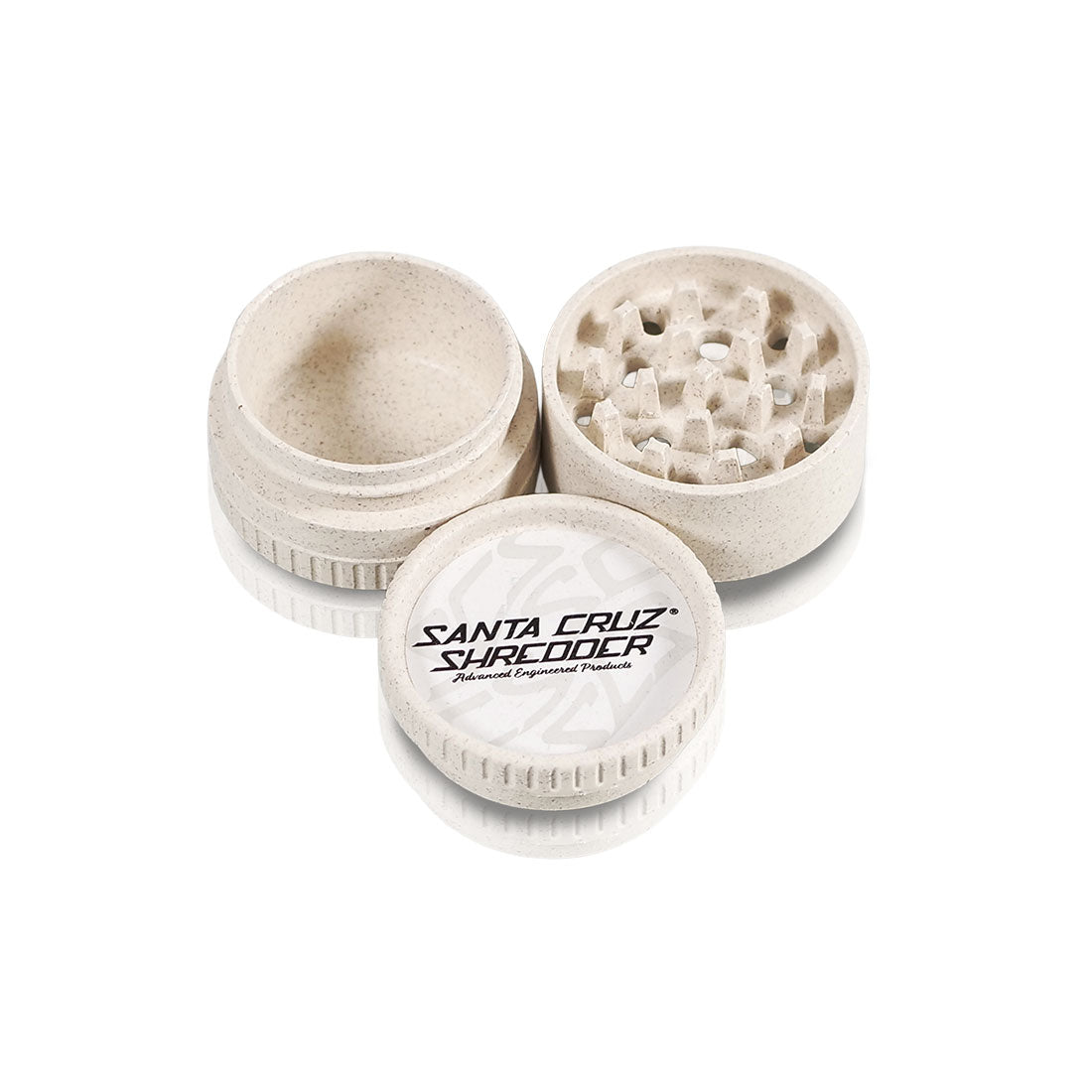 Hemp 3 Piece Grinder - SCS Logo