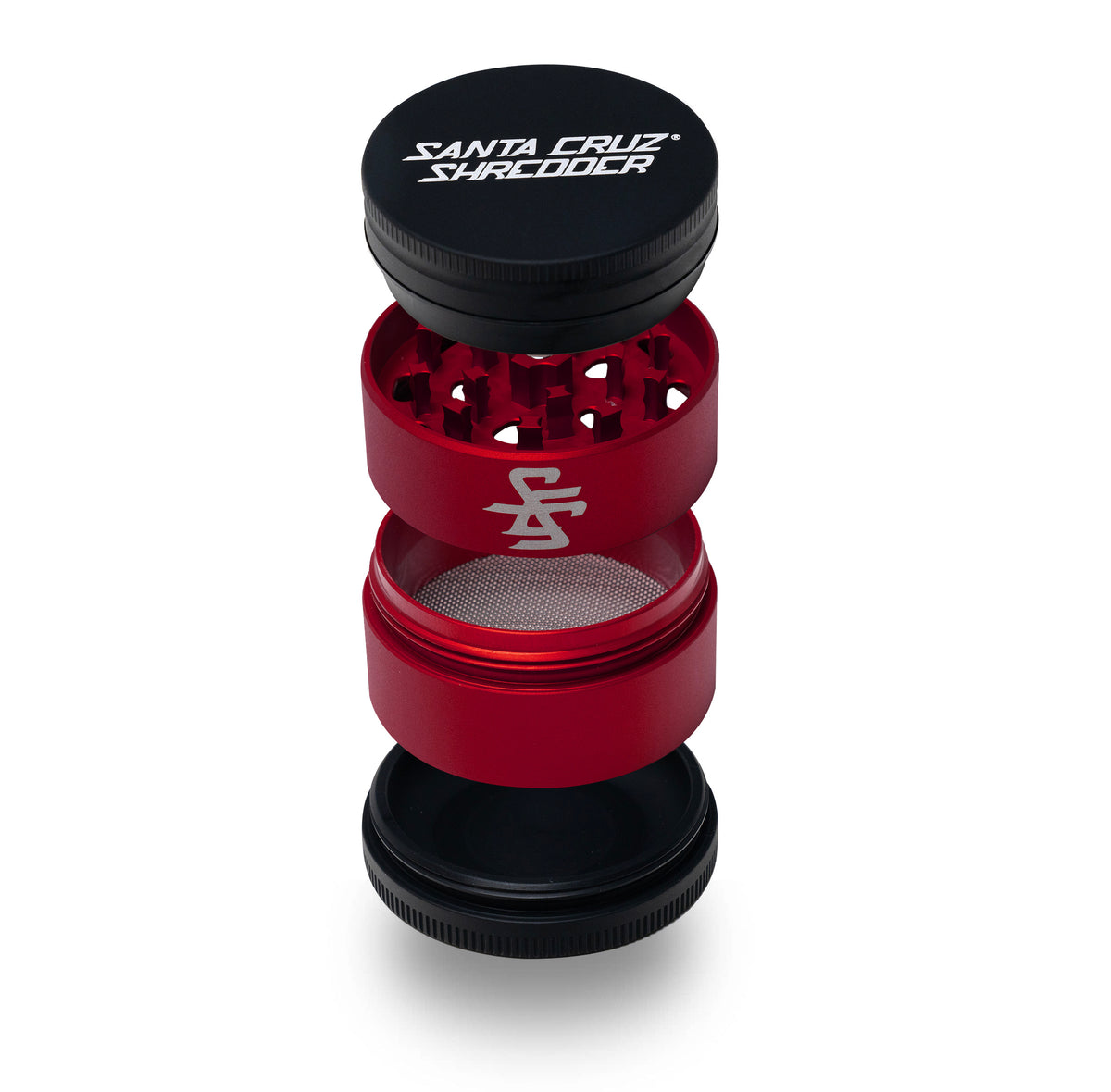 Aluminum 4 Piece SPLIT-SERIES Medium Herb Grinders