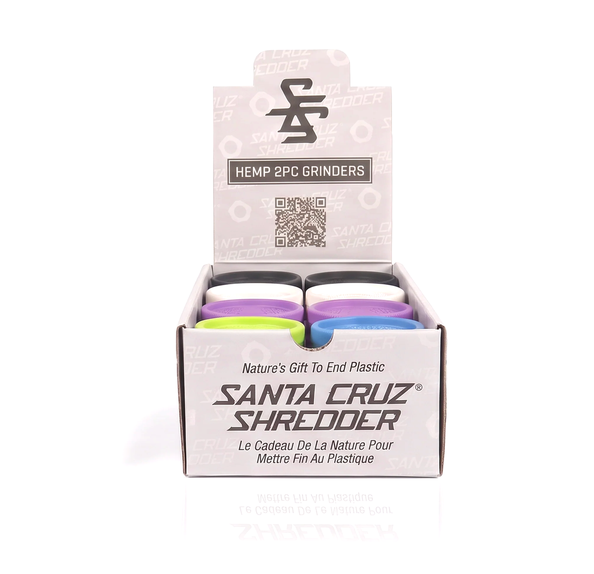 Hemp 2 Piece Grinders - SCS Logo