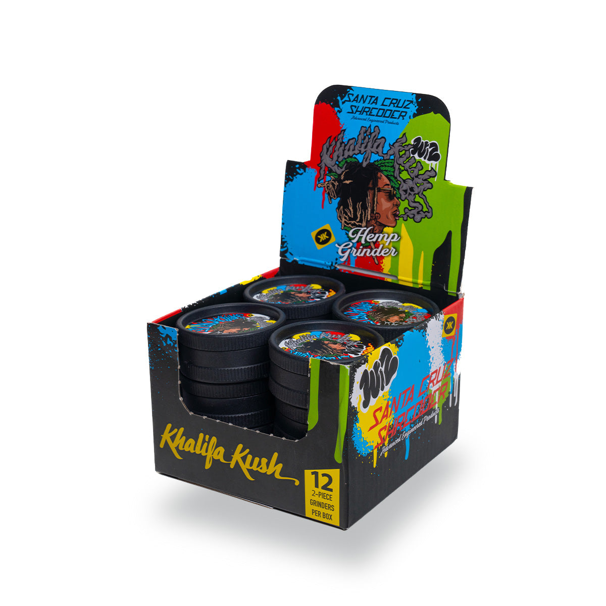 Hemp 2 Piece Grinder - Wiz Khalifa x SCS