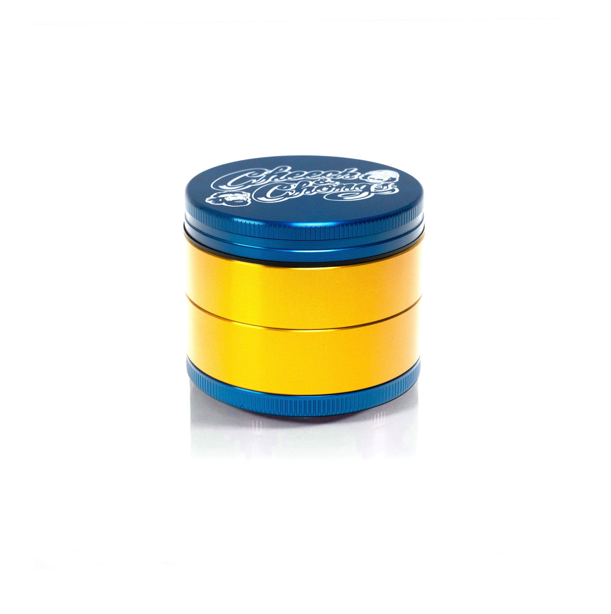 Cheech and Chongs Aluminum 4 Piece Medium Grinders
