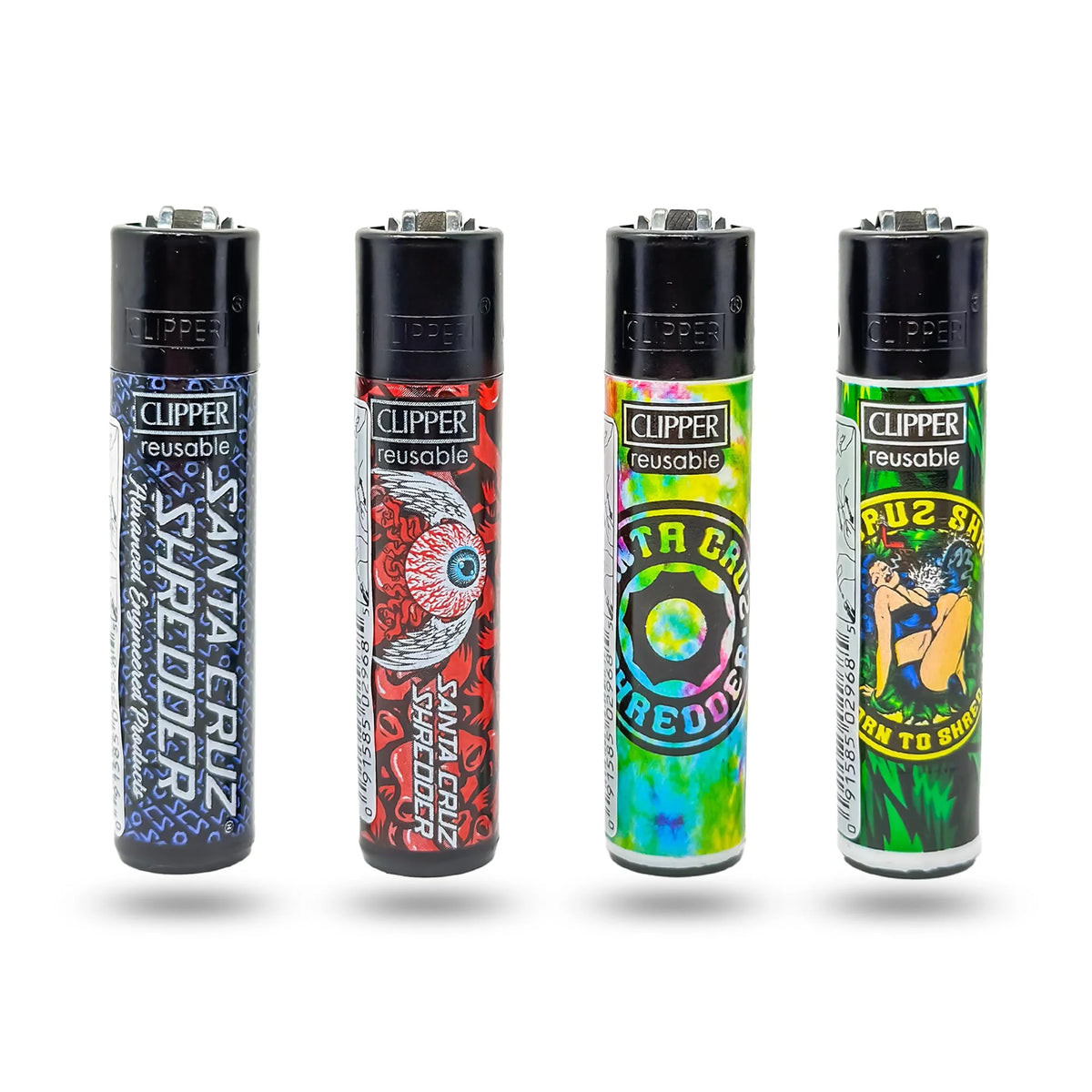 Santa Cruz Shredder Clipper Lighter (48 PCS)