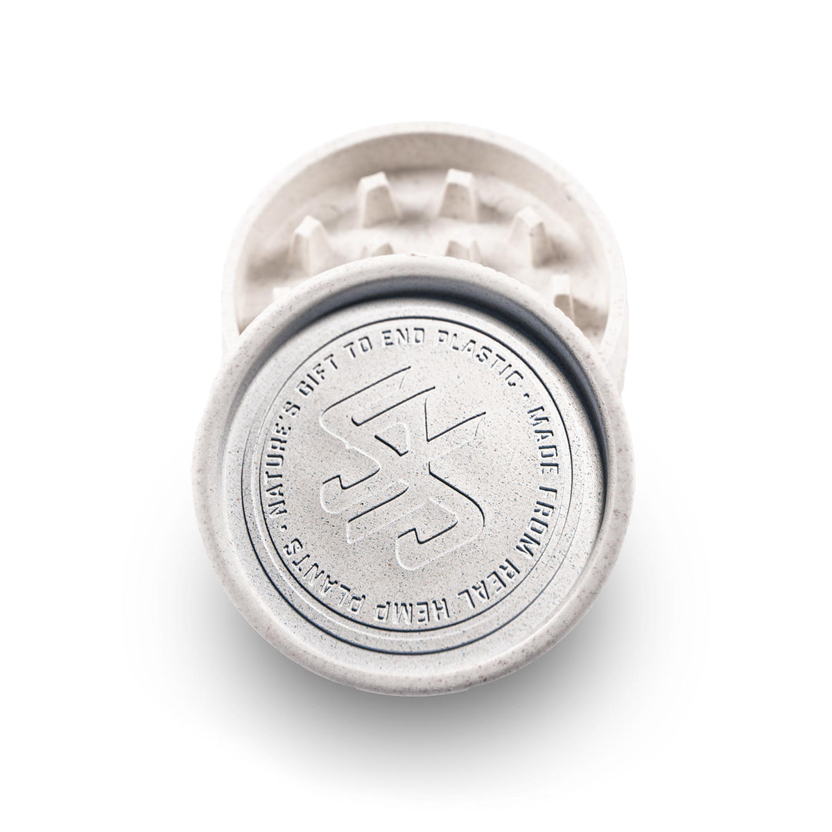 Hemp 2 Piece Grinder with Rare Earth Magnet