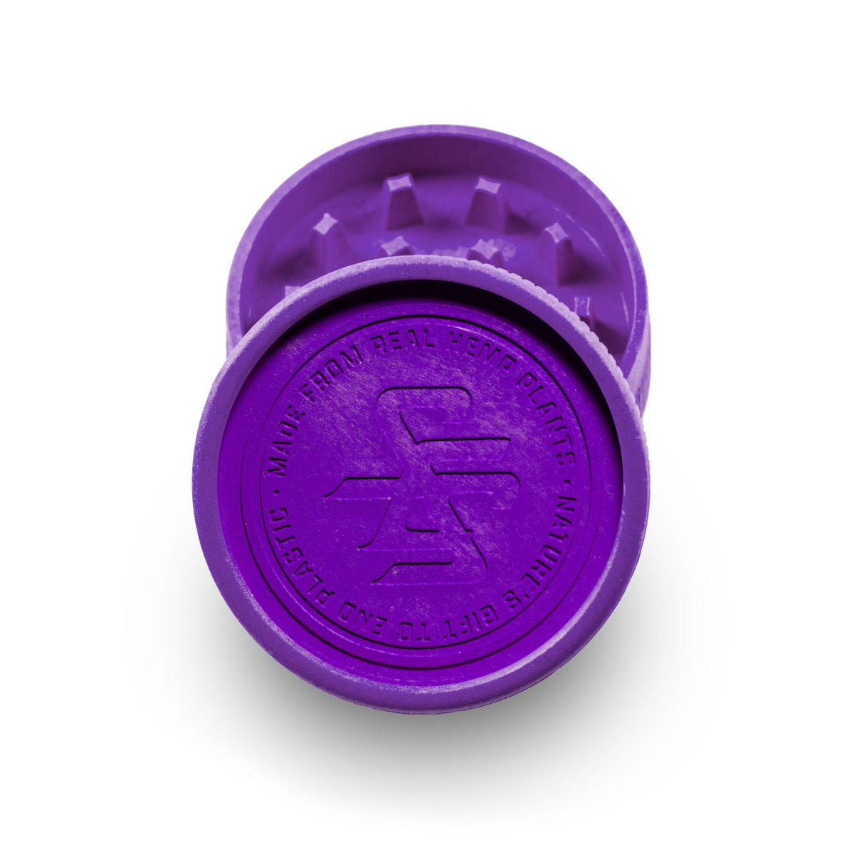 Hemp 2 Piece Grinder with Rare Earth Magnet